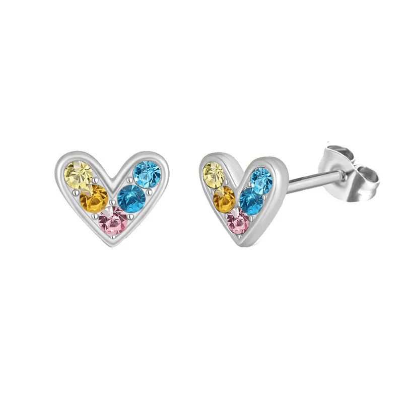 Heart Studs