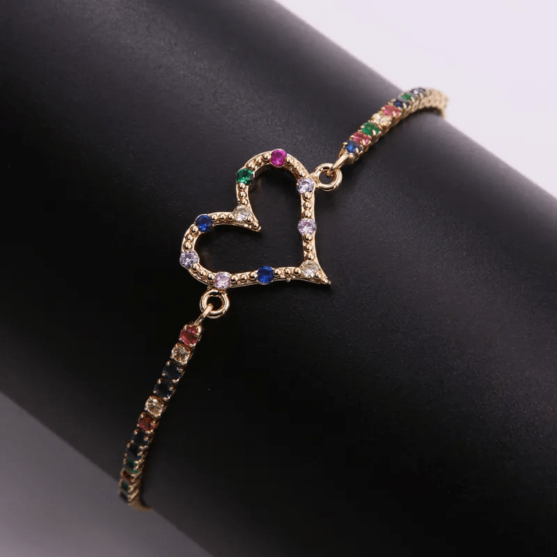 Heart Drawstring Bracelet