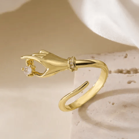 Hand Open Ring