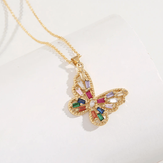 Tilt Butterfly Necklace