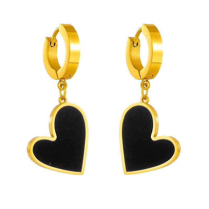 Classy Heart Earrings