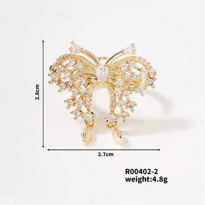 Butterfly Studded Rings