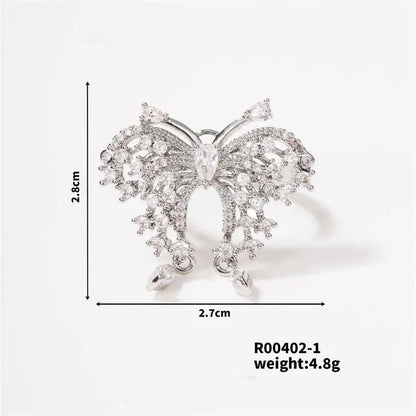 Butterfly Studded Rings