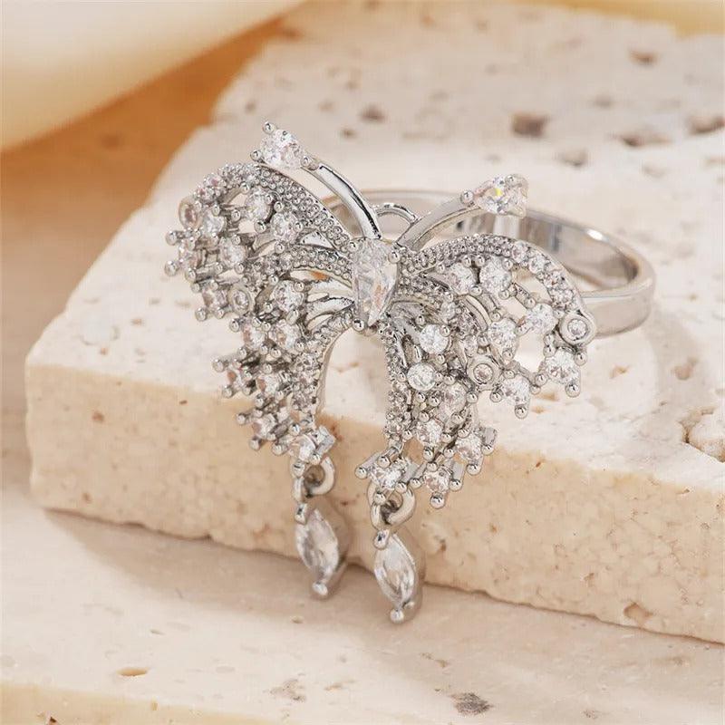 Butterfly Studded Rings