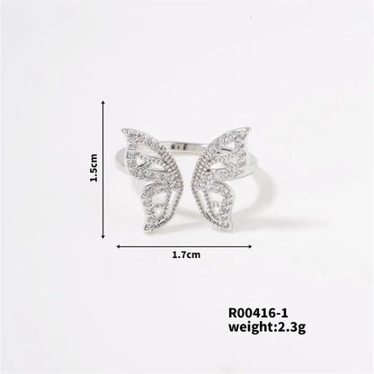 Butterfly Studded Rings