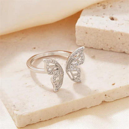 Butterfly Studded Rings