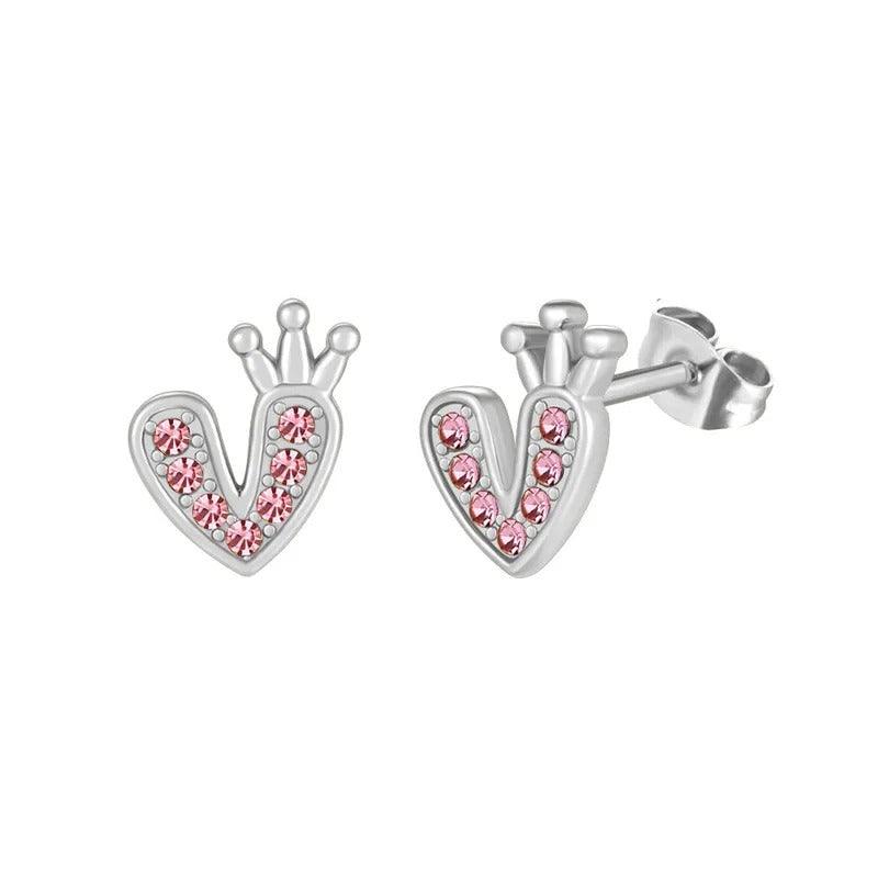 Heart Studs