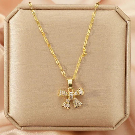 Bow Necklace