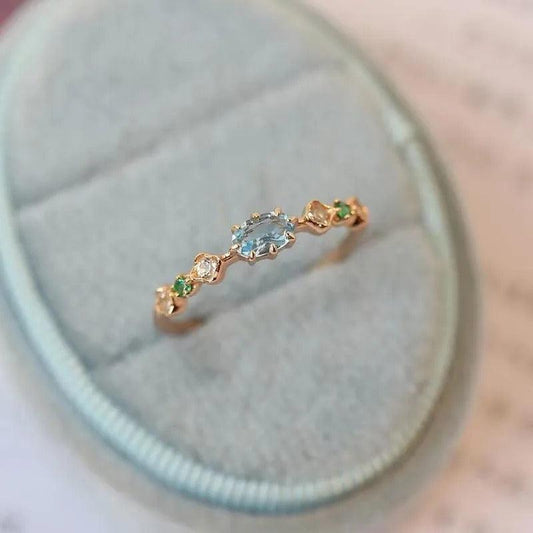 Dainty Crystal Ring