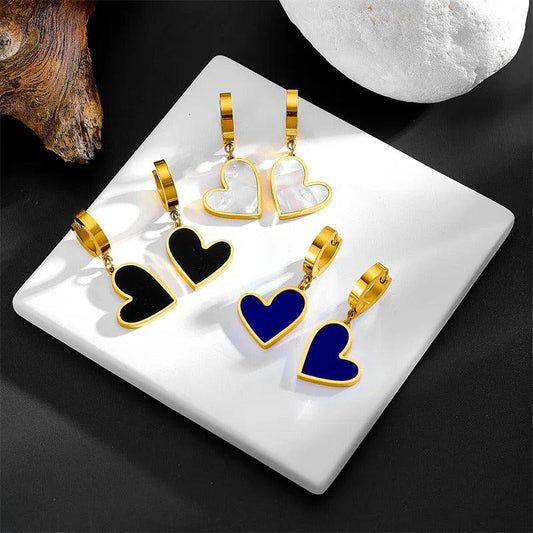 Classy Heart Earrings