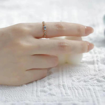 Dainty Crystal Ring