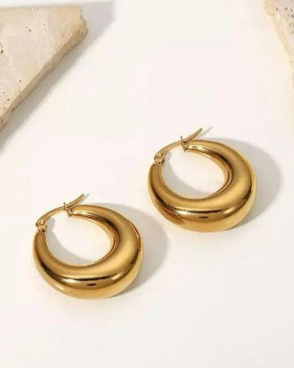 Classic Gold Hoops