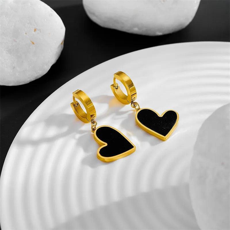 Classy Heart Earrings