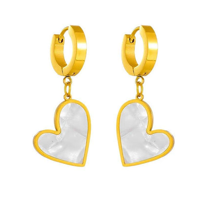 Classy Heart Earrings