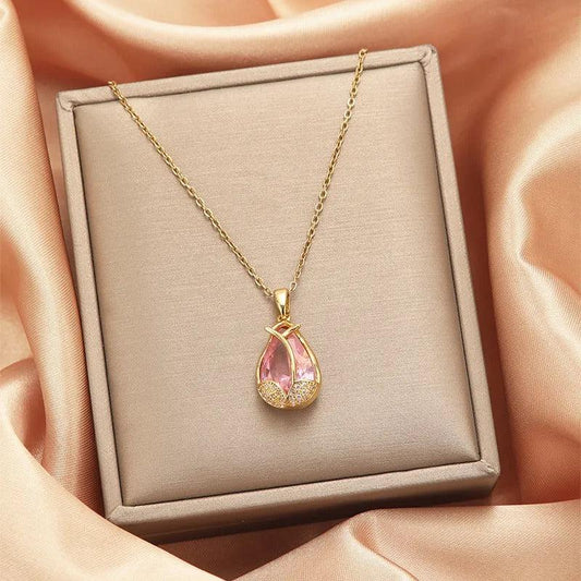 Pink Tulip Pendant