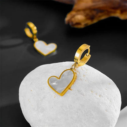 Classy Heart Earrings