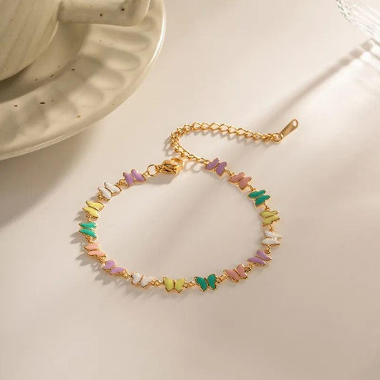 Butterfly Chain Bracelet