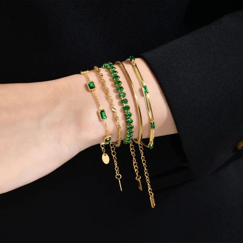 Luxury Emerald Bracelets